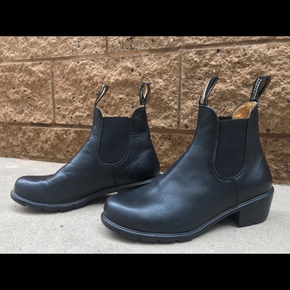 Heeled Black Blundstone Boots